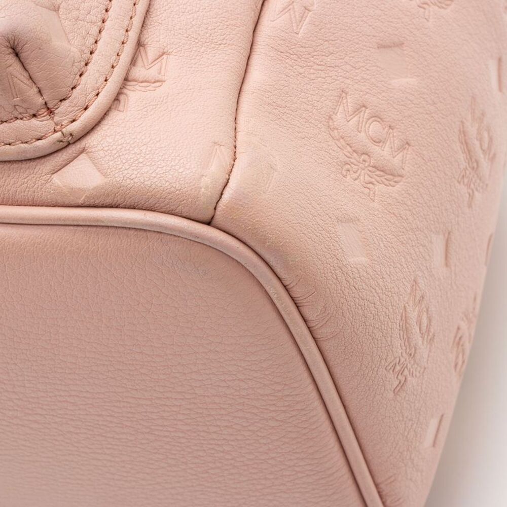 MCM Embossed Leather Small Backpack - Picture 10 of 16